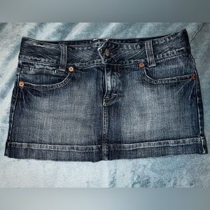 American Eagle Jean Mini Skirt
